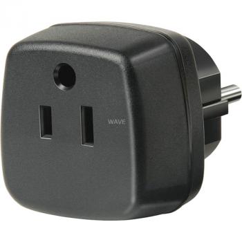 Brennenstuhl Reiseadapter USA, Japan/Schutzkontakt, Steckdosenadapter (schwarz, Bulk)